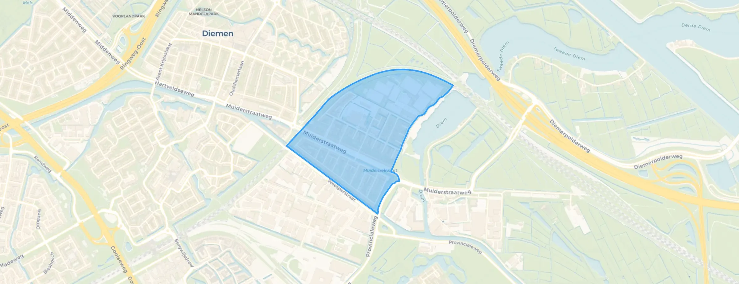 Kaart van Plantage de Sniep