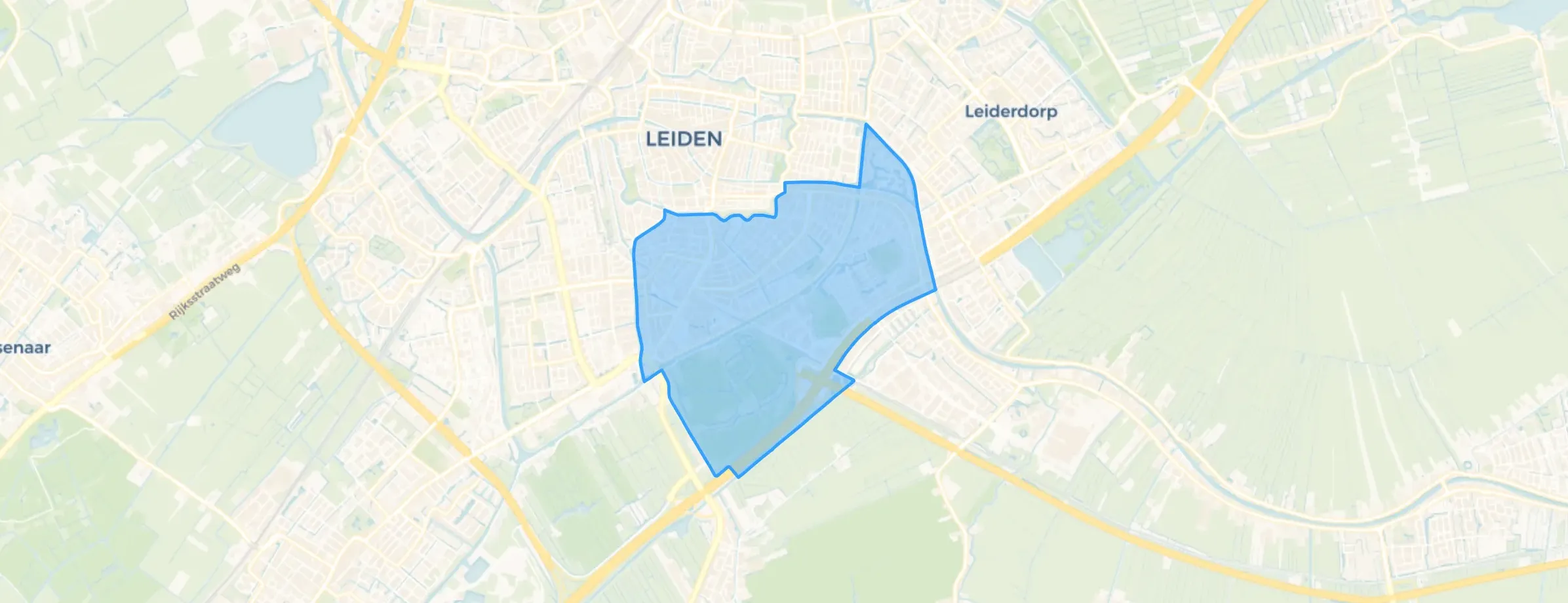 Kaart van Roodenburgerdistrict
