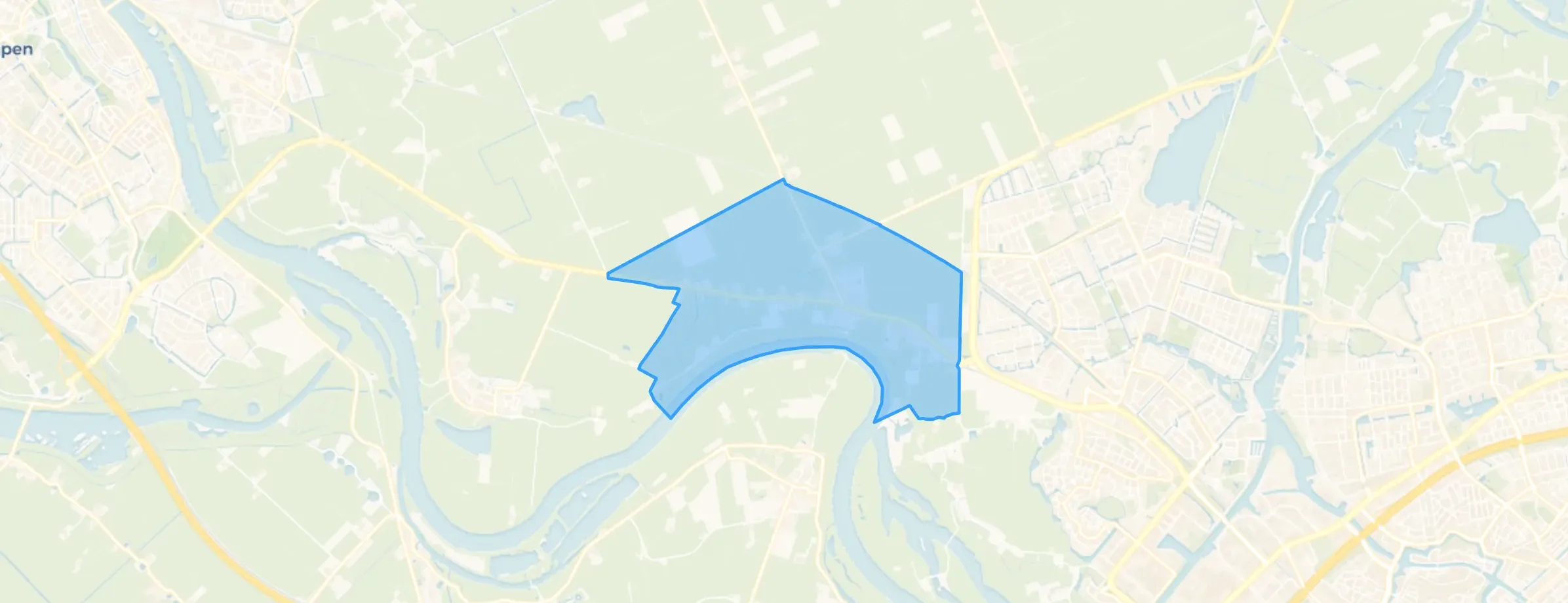 Kaart van S-Heerenbroek
