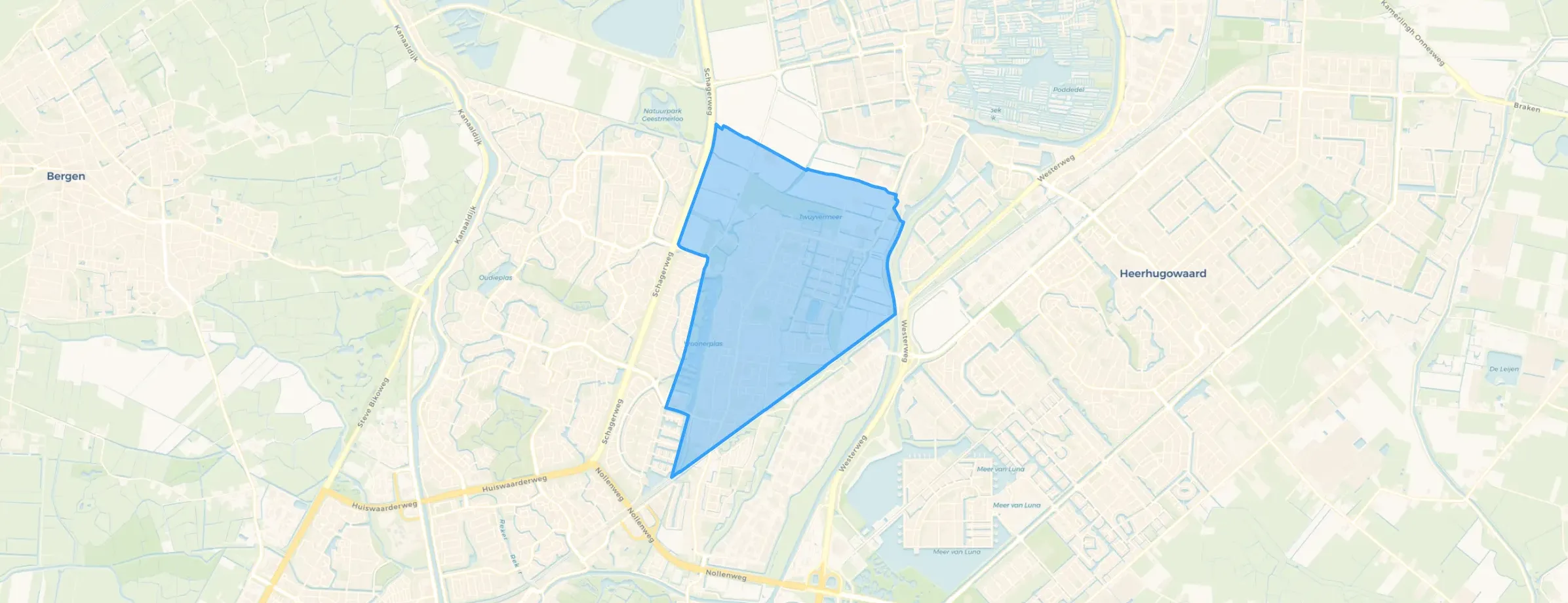 Kaart van Sint-Pancras