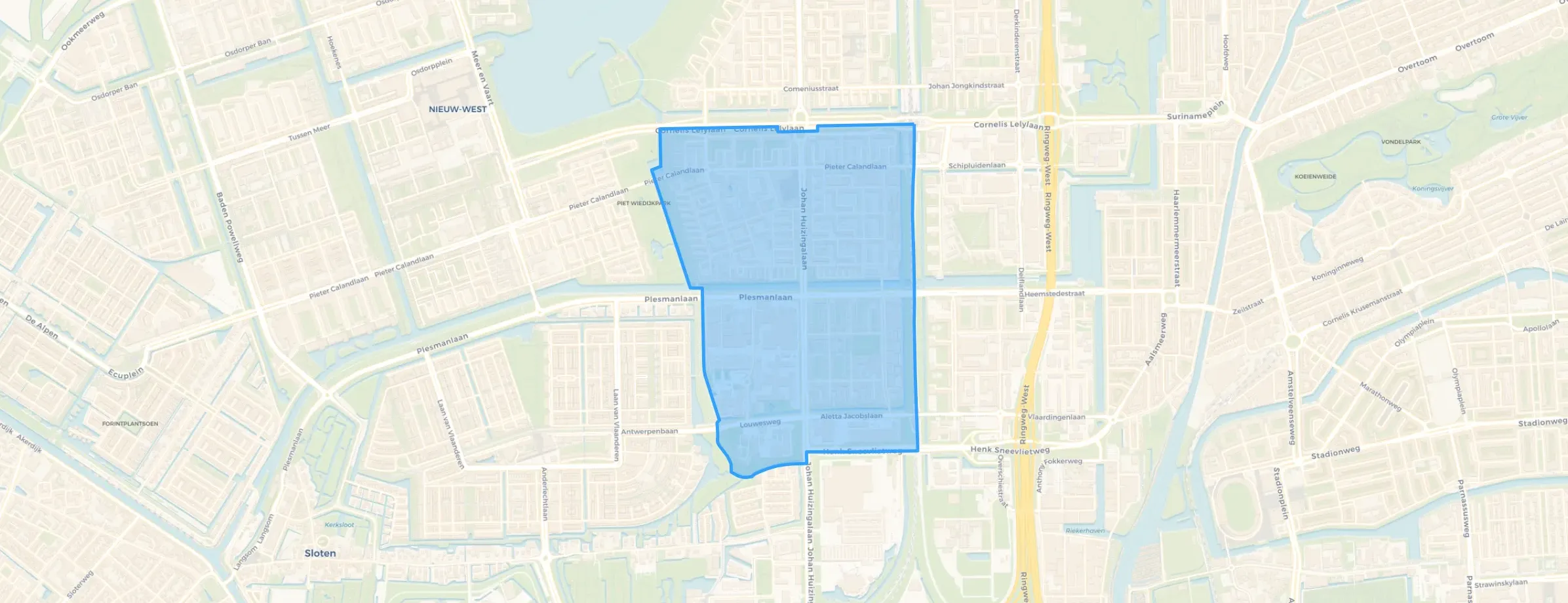 Slotervaart-Zuid in Amsterdam