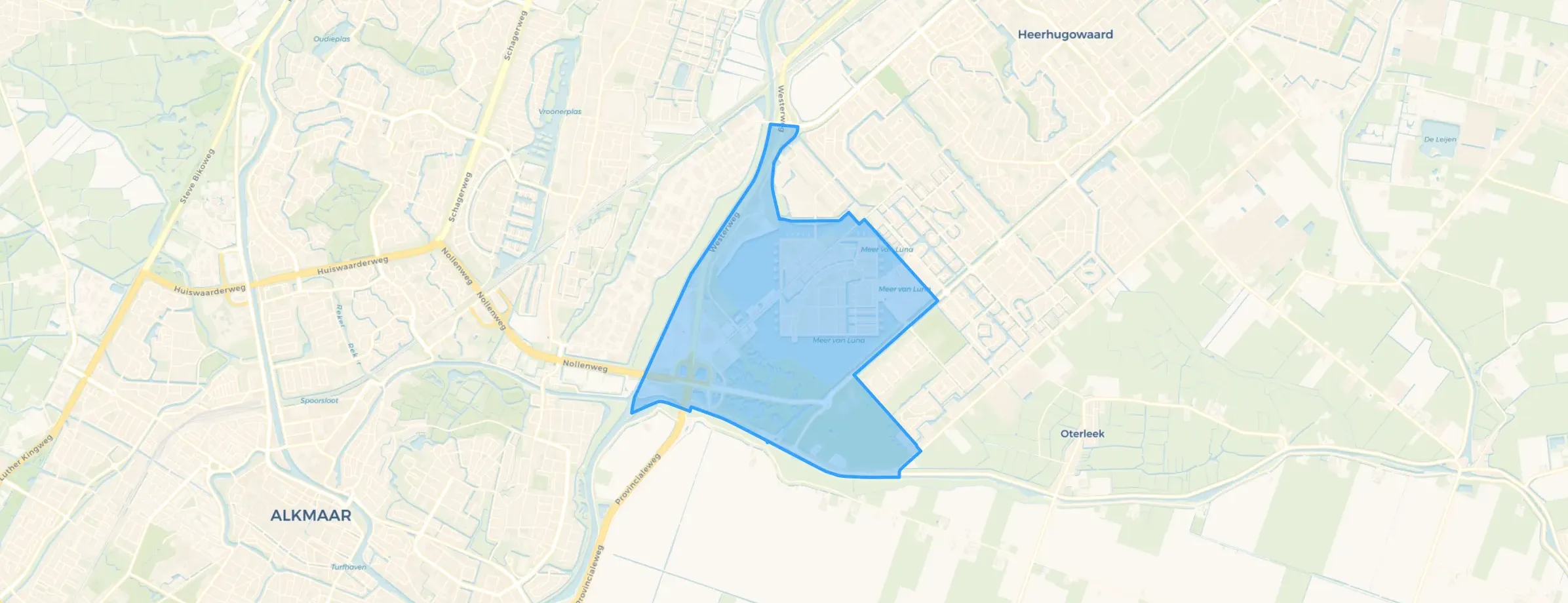 Kaart van Stad van de Zon