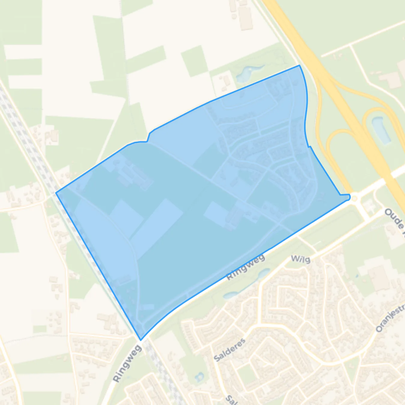 Map of Steegsche Velden