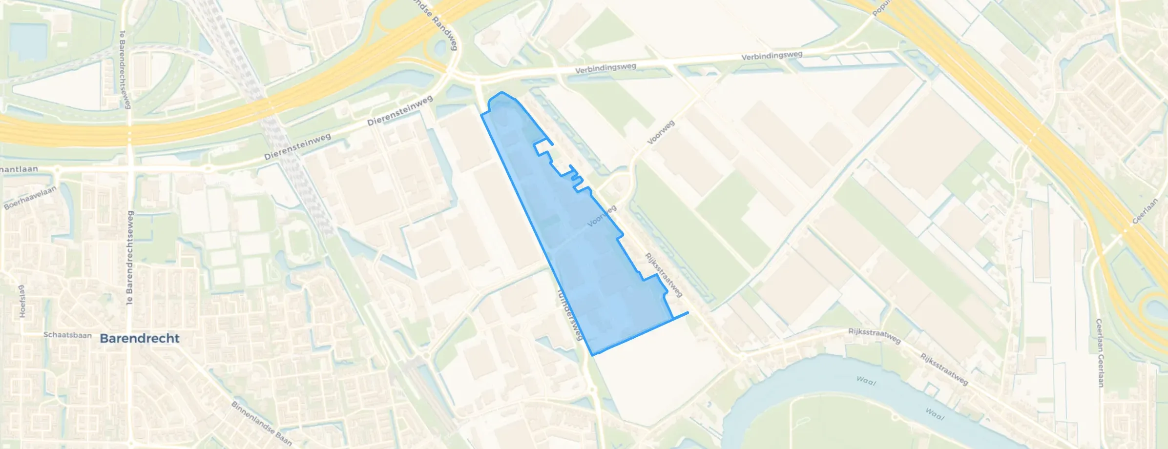 Kaart van Verenambacht