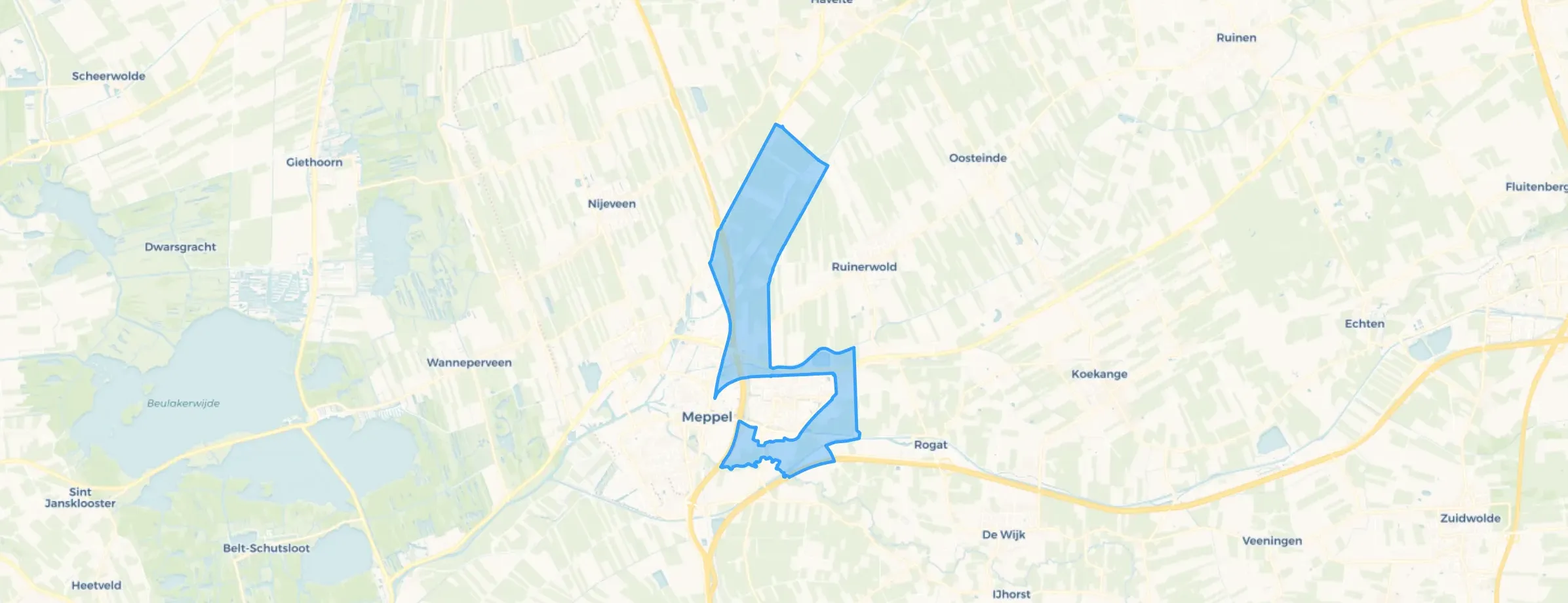 Verspreid gebied Meppel
