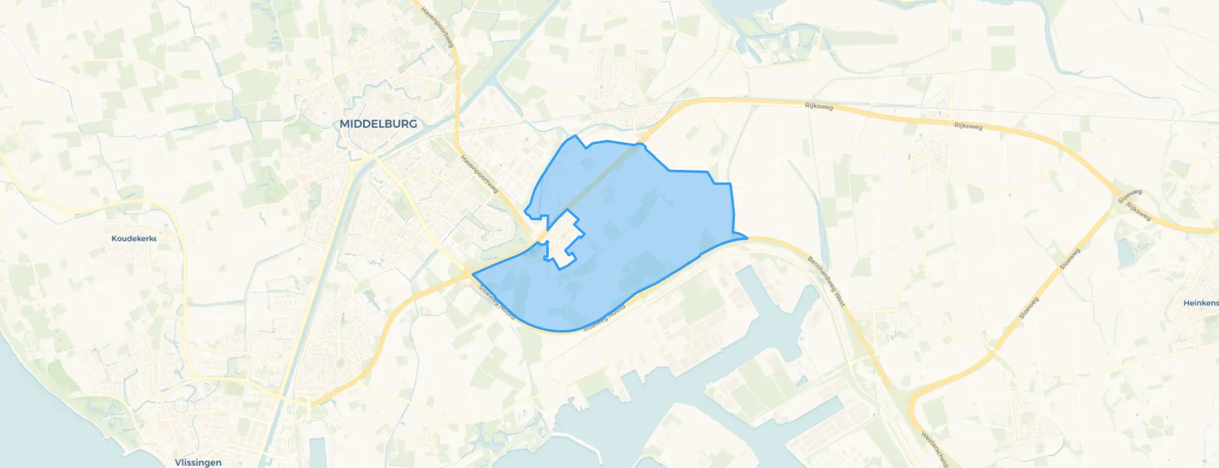 Verspreide huizen Nieuw- en Sint Joosland