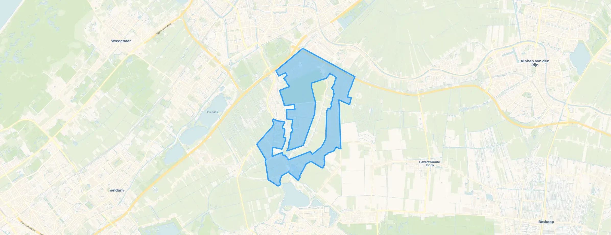 Kaart van Verspreide huizen