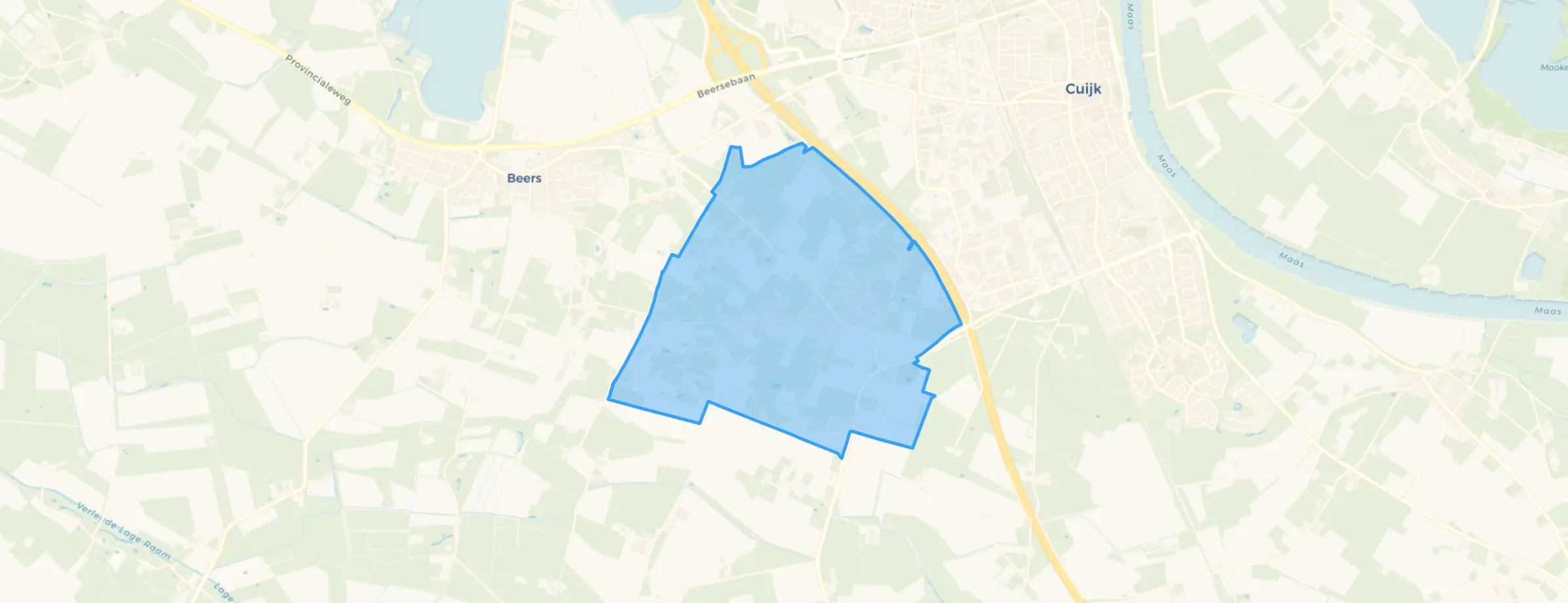 Kaart van Vianen