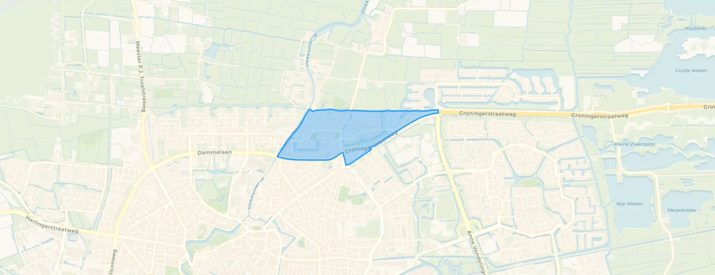 Kaart van Vrijheidswijk