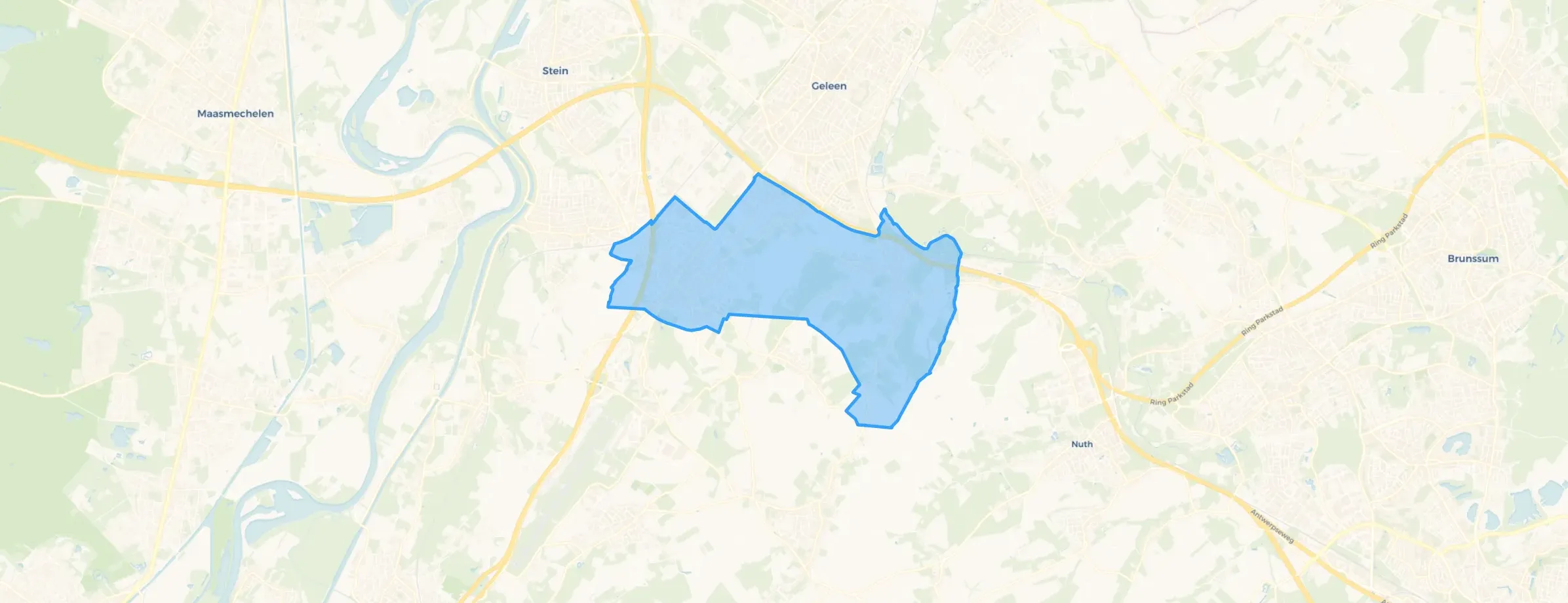 Kaart van Beek - Spaubeek