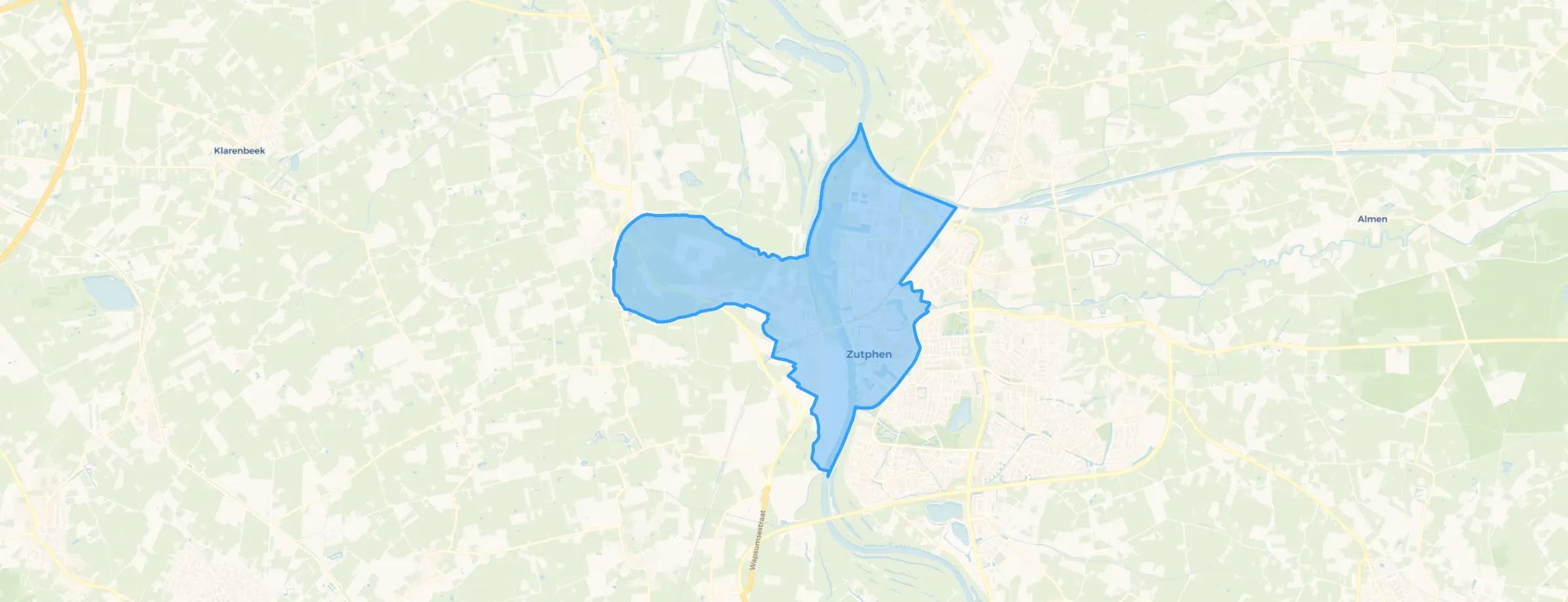 Kaart van Centrum - De Hoven