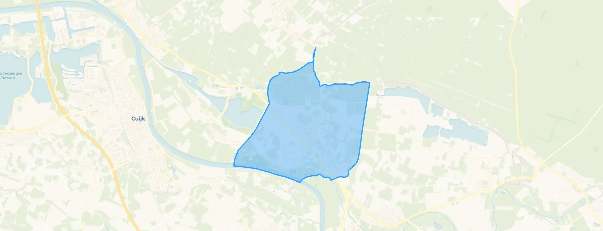 Kaart van Milsbeek