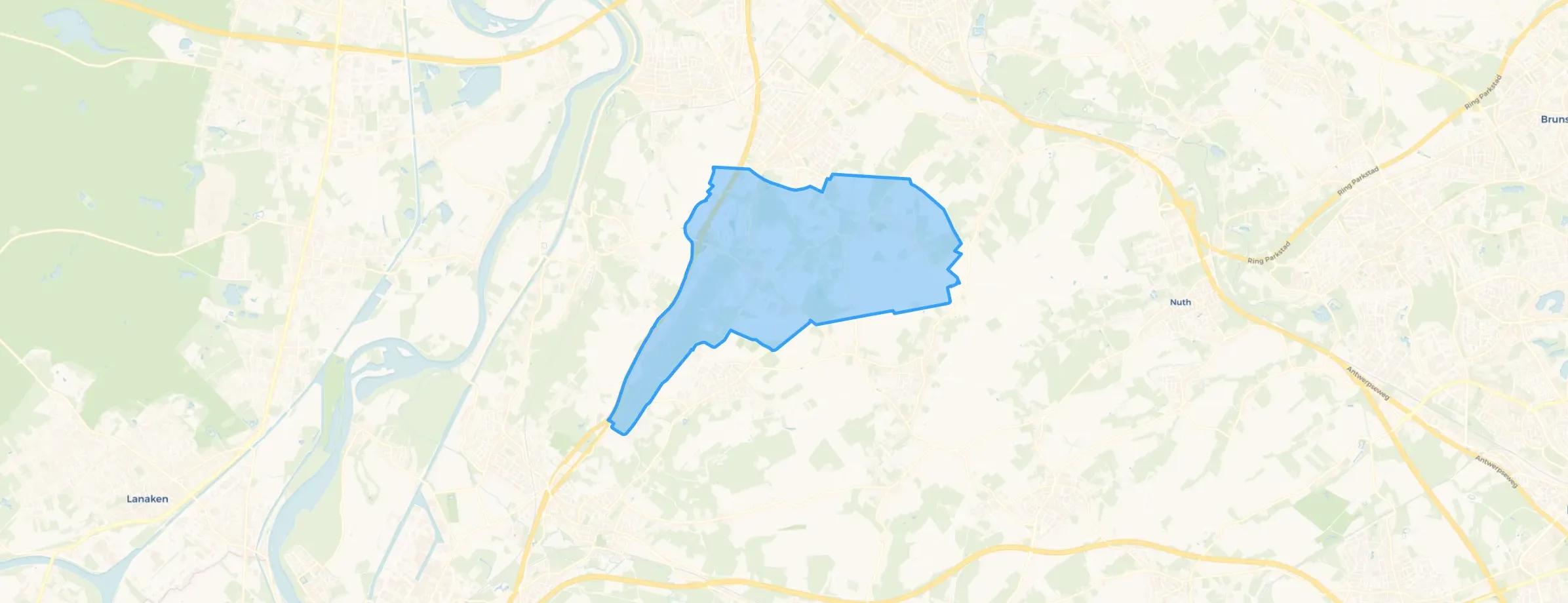 Kaart van Beek-Zuid