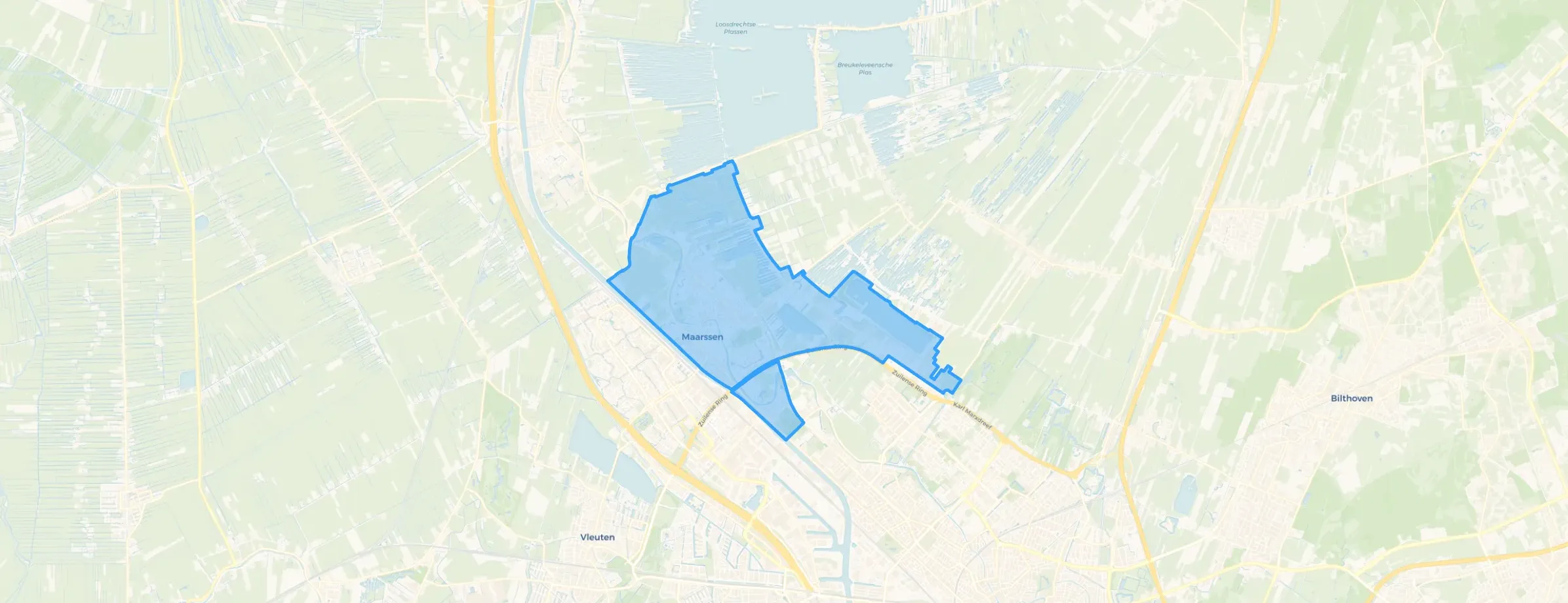 Kaart van Maarssen