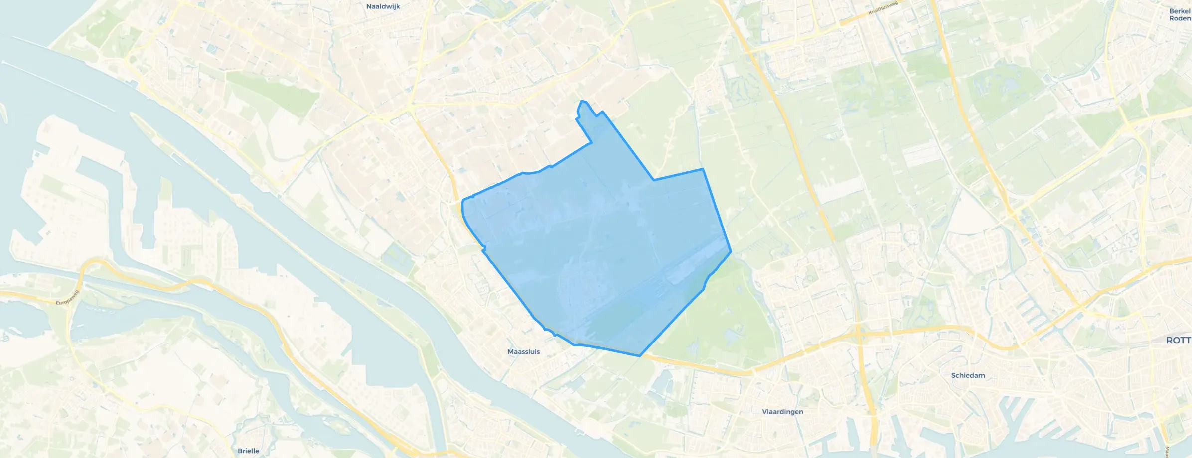 Kaart van Maasland