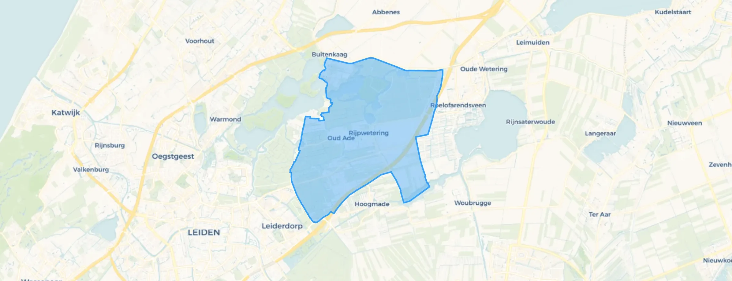 Kaart van Overig Alkemade