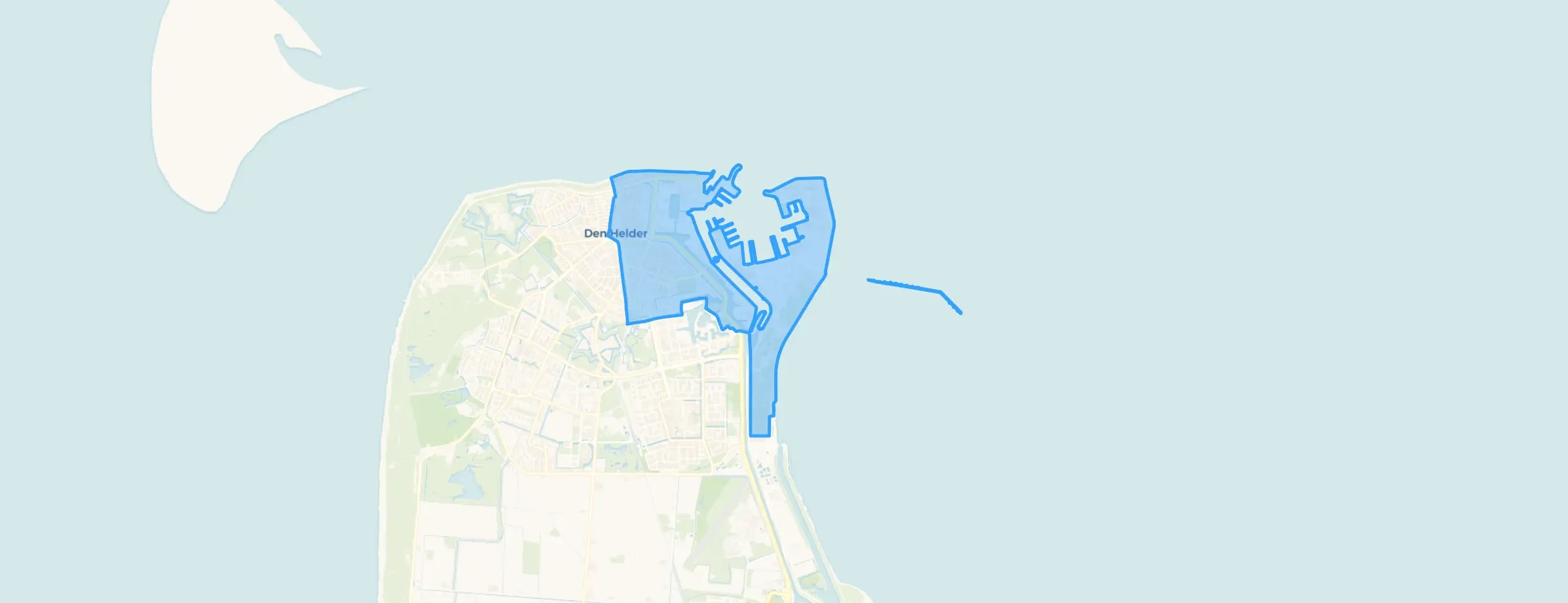 Stad binnen de Linie-Oost in Den Helder