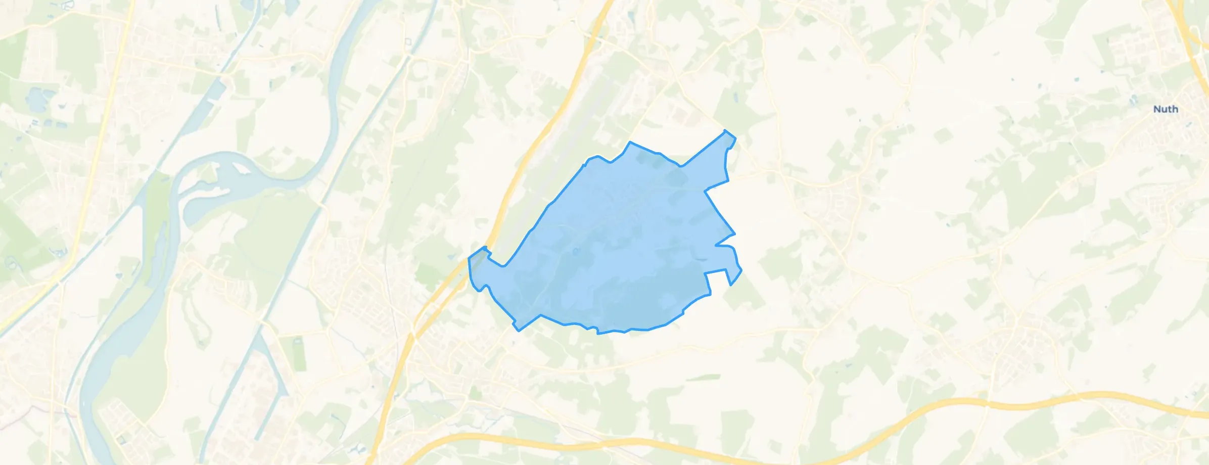 Kaart van Ulestraten