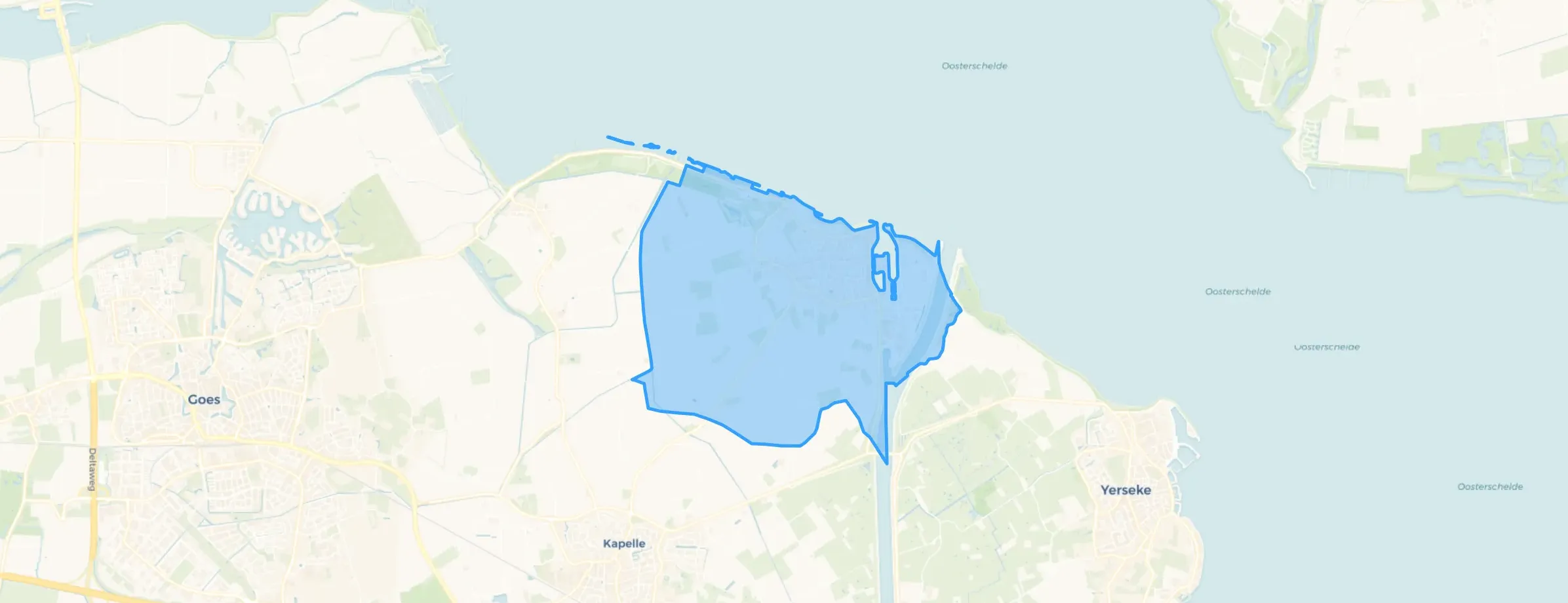 Kaart van Wemeldinge