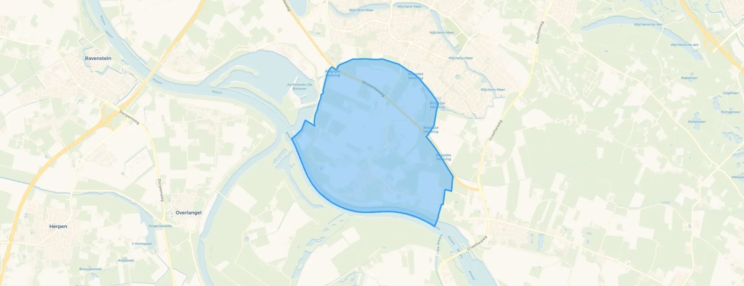 Kaart van Balgoij