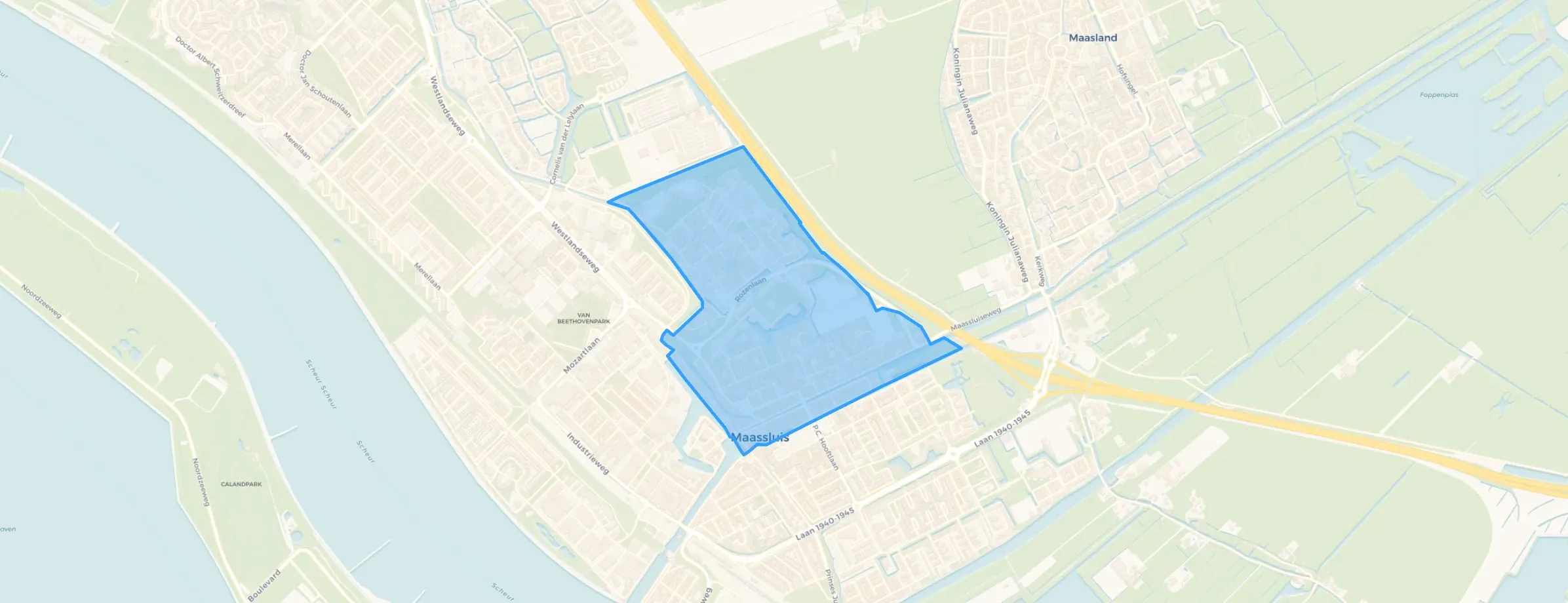 Kaart van Dijkpolder