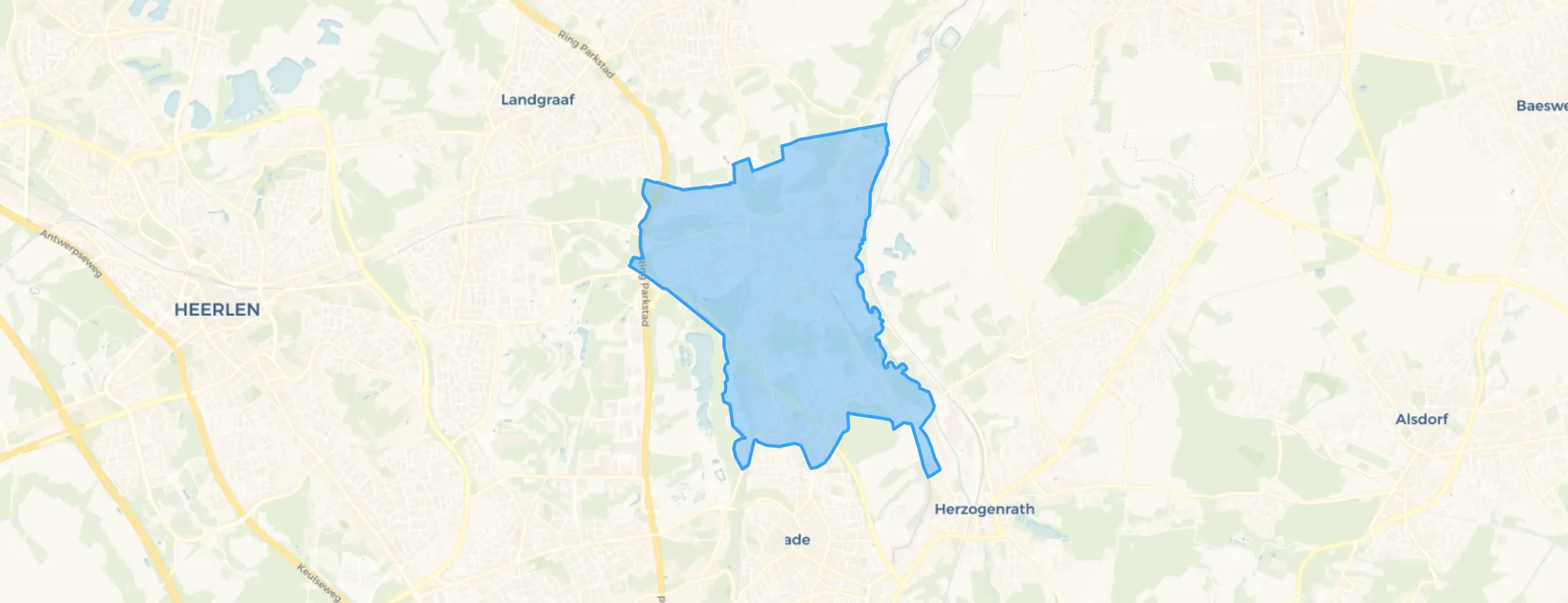 Kaart van Kerkrade-Noord