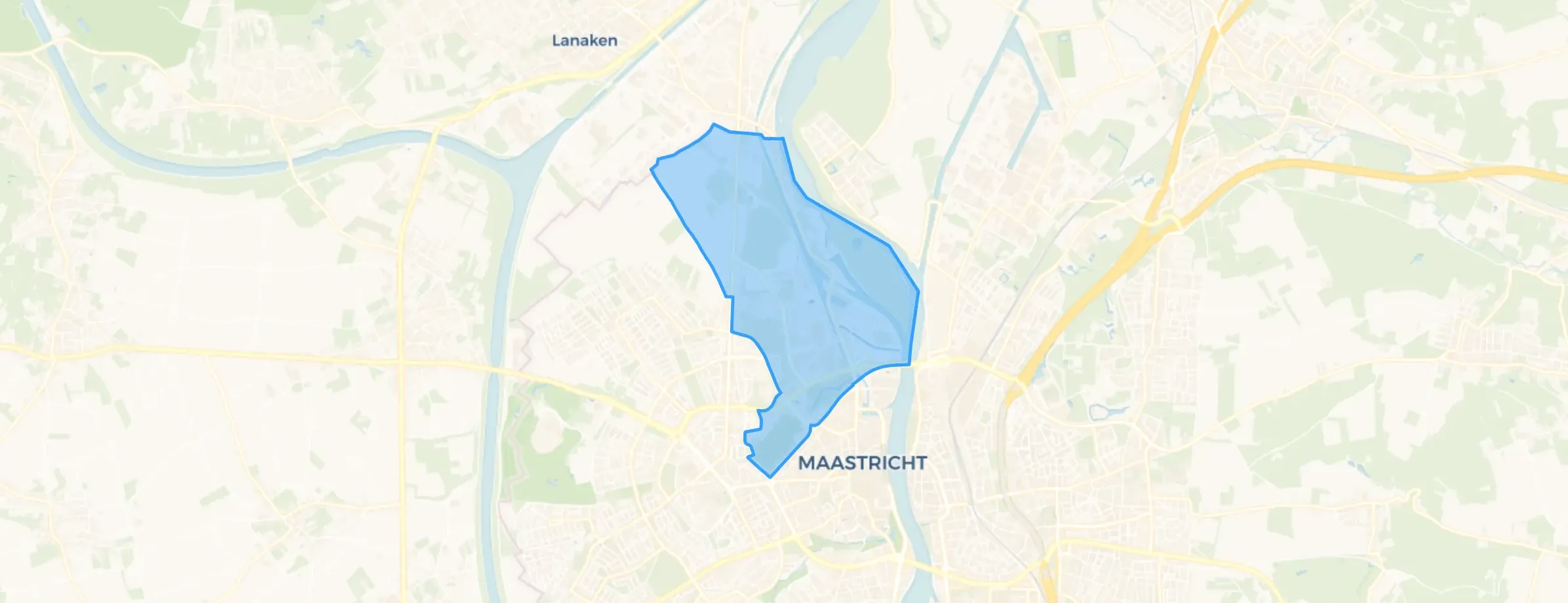 Kaart van Buitenwijk Noordwest