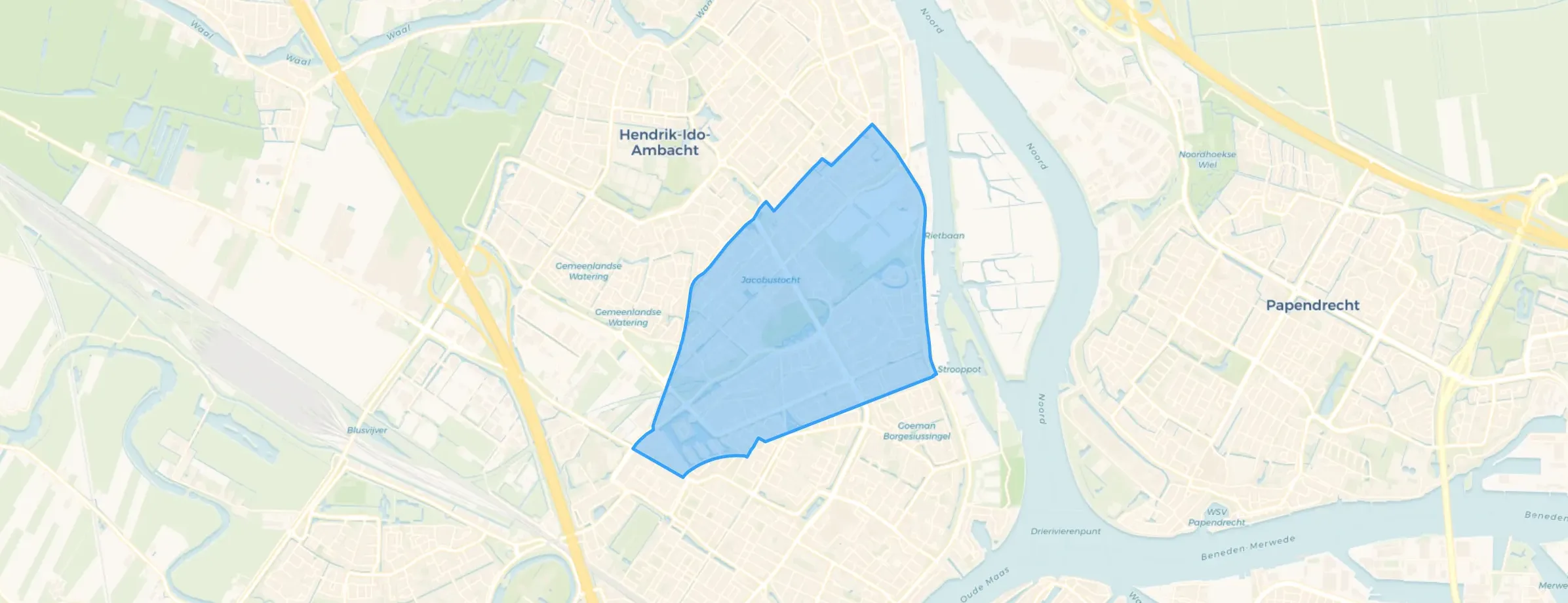 Kaart van De Volgerlanden