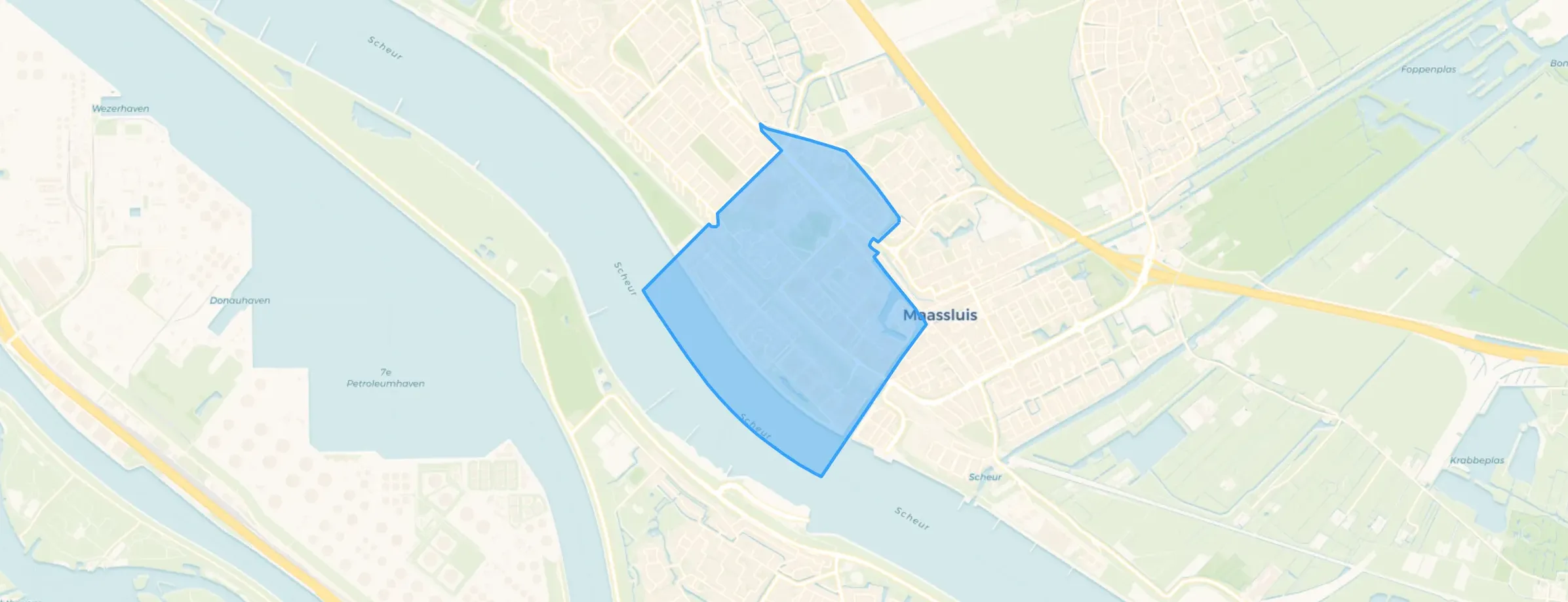 Kaart van Kapelpolder