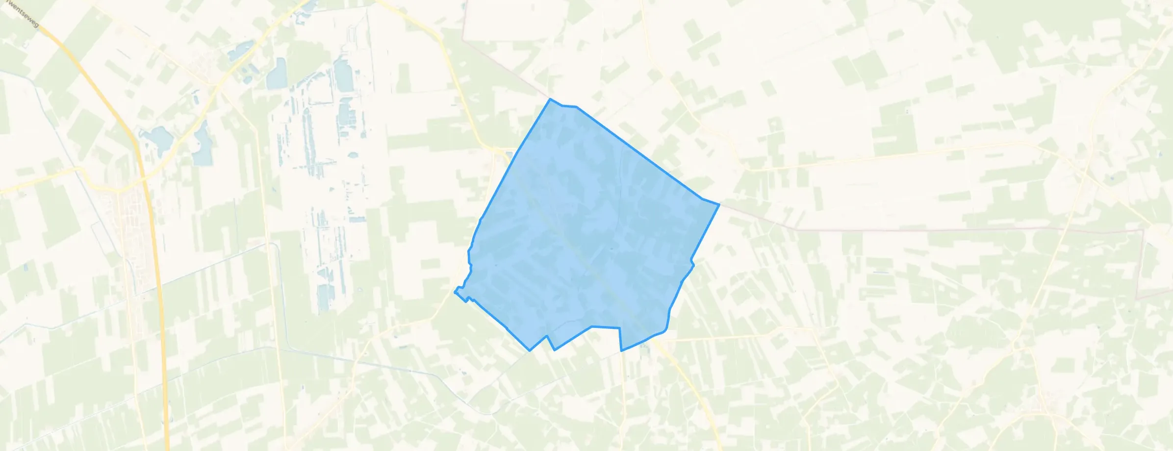 Kaart van Langeveen