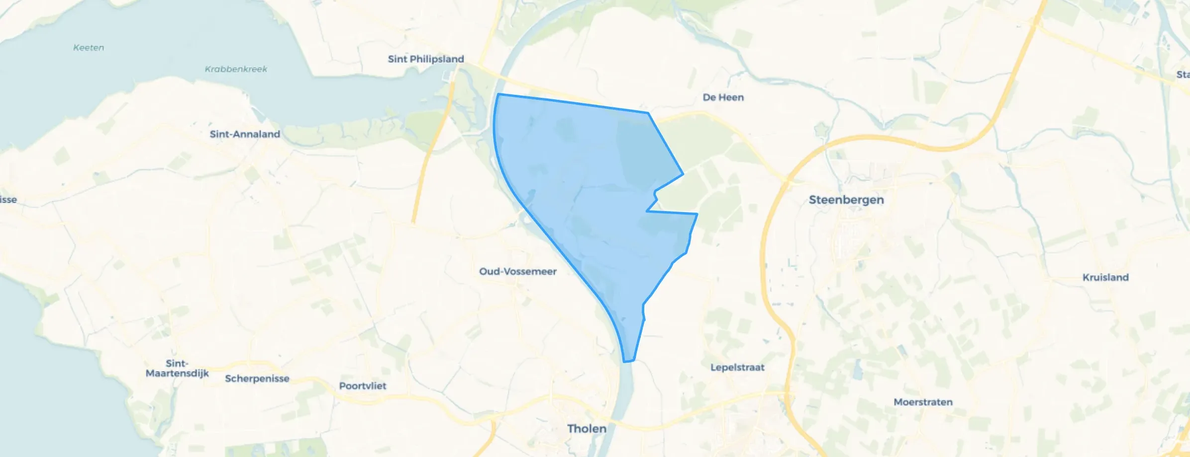 Nieuw-Vossemeer in Steenbergen