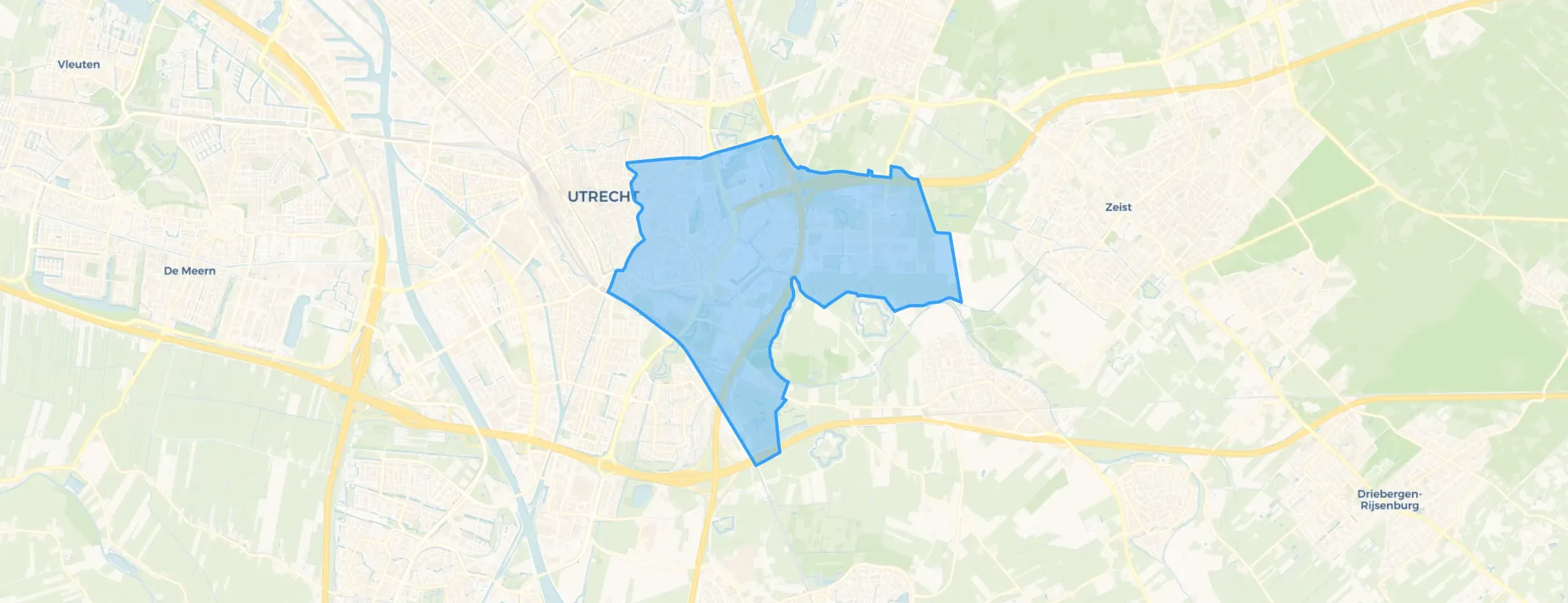 Kaart van Oost