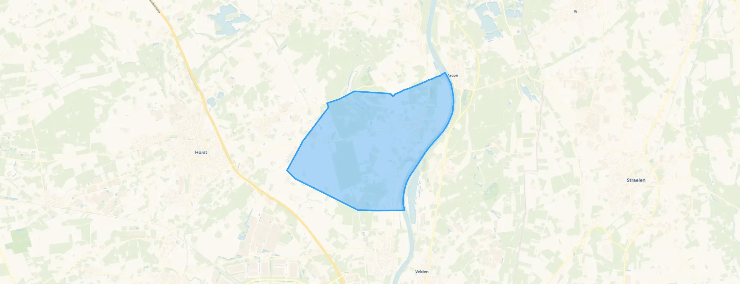 Kaart van Lottum