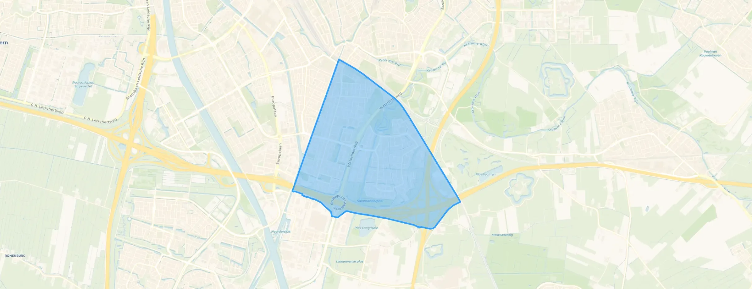 Kaart van Zuid