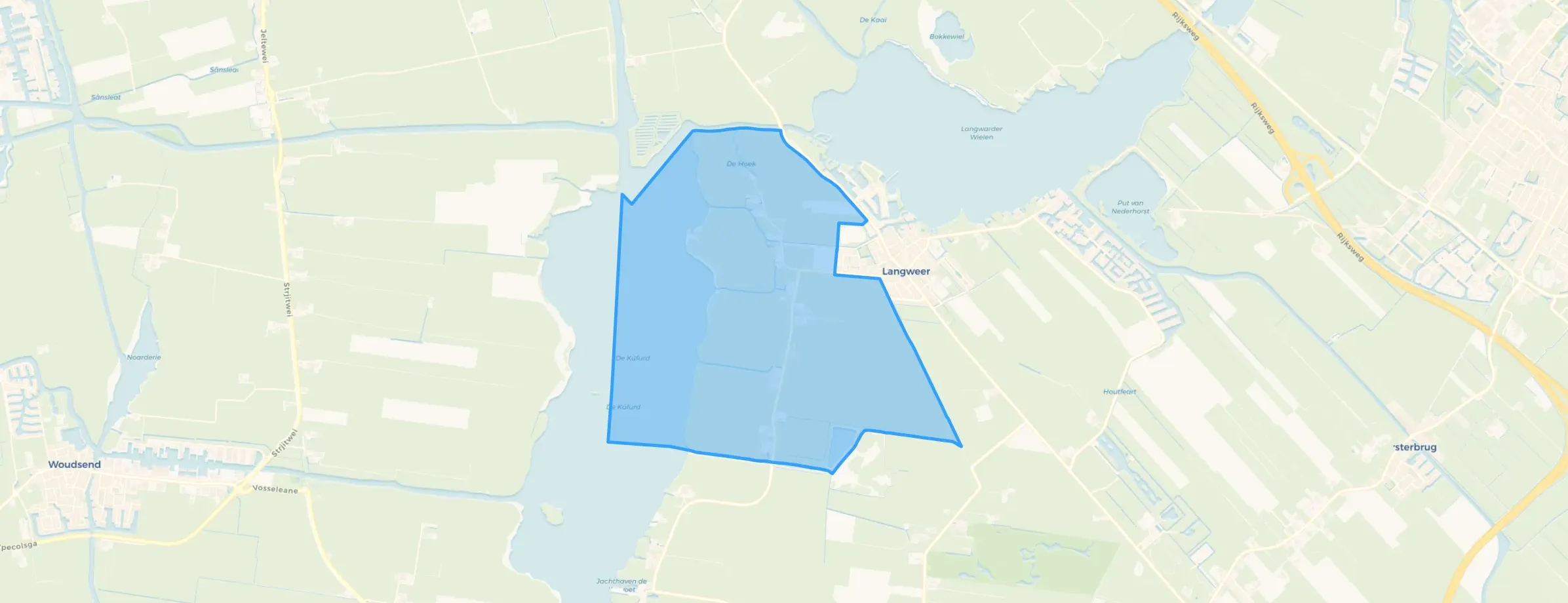 Kaart van Dijken