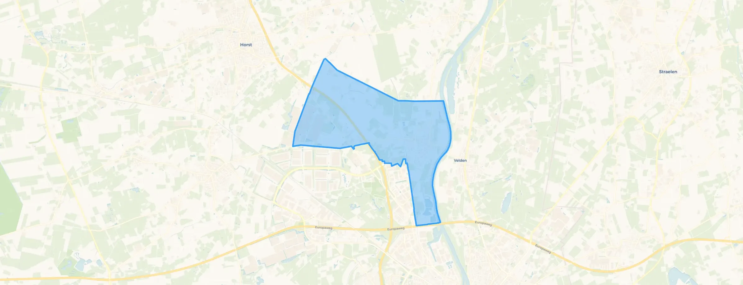 Kaart van Grubbenvorst