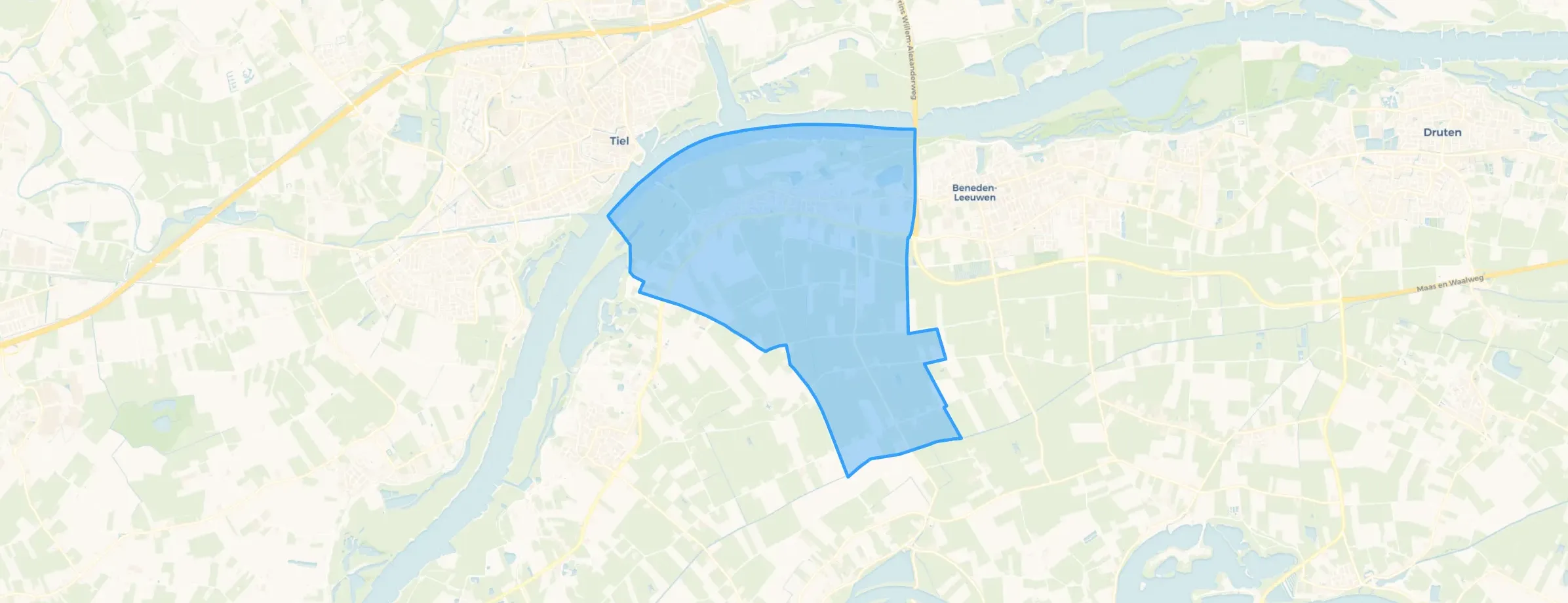 Kaart van Wamel