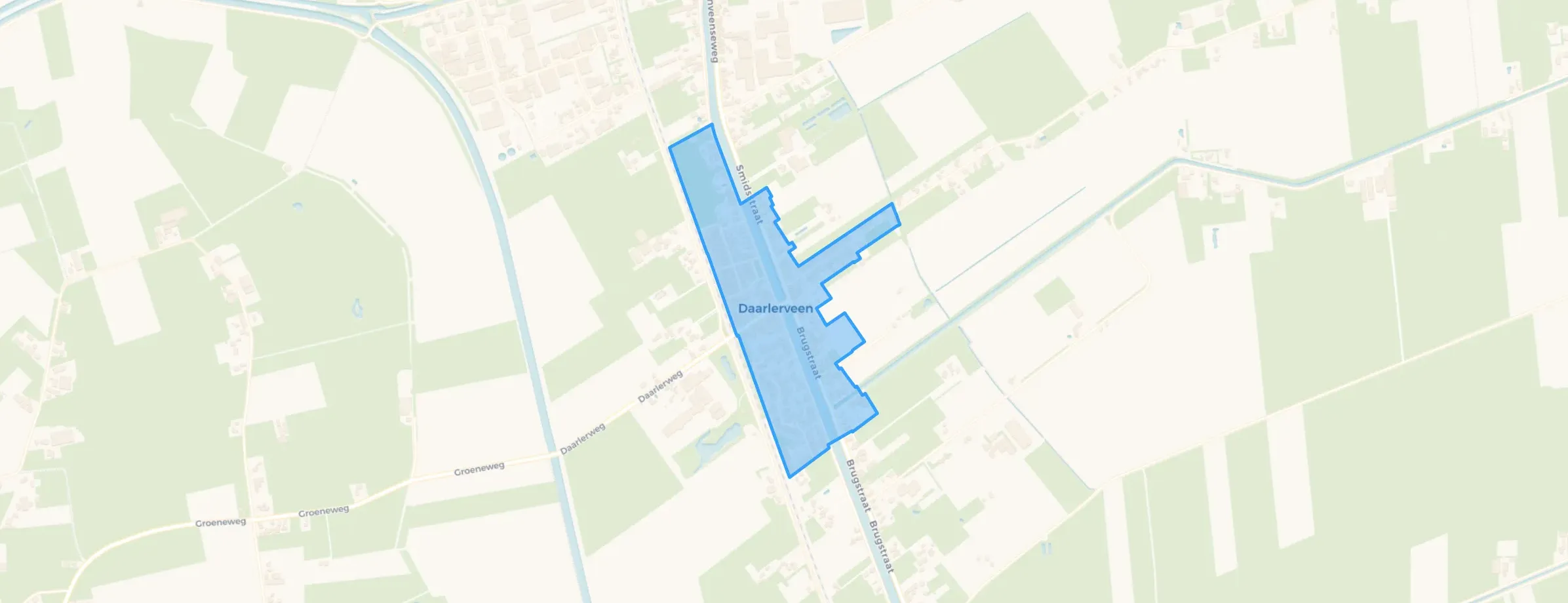 Kaart van Daarlerveen