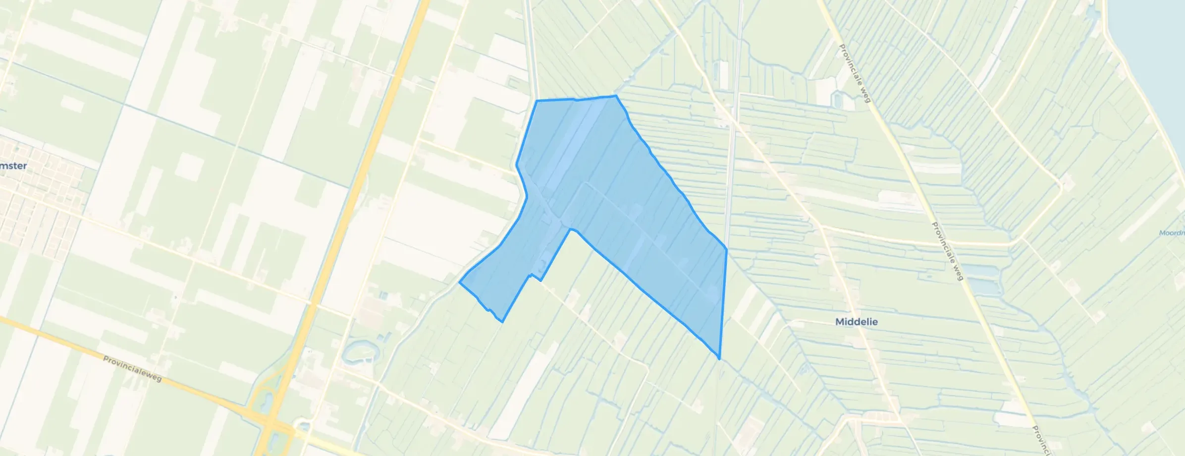 Kaart van Hobrede