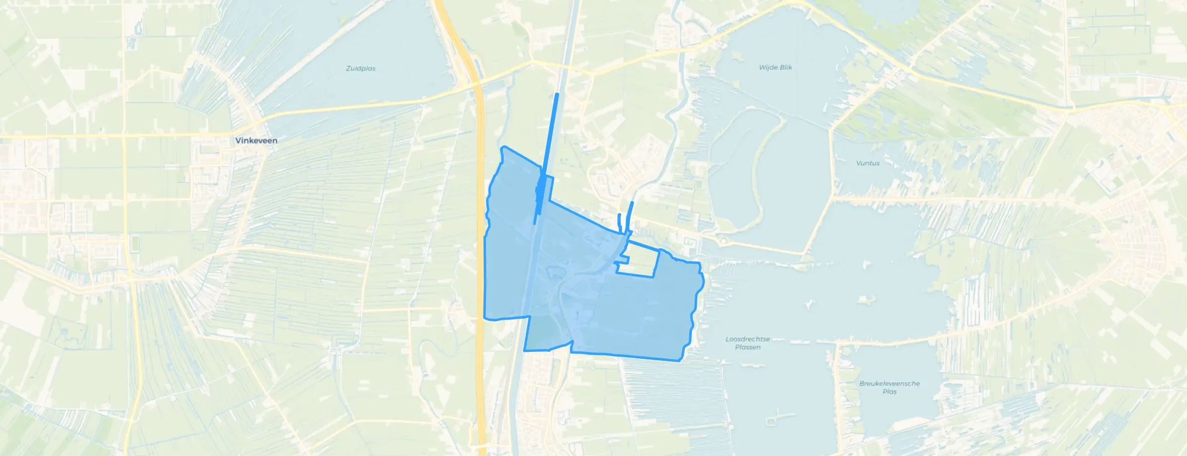 Kaart van Nieuwersluis
