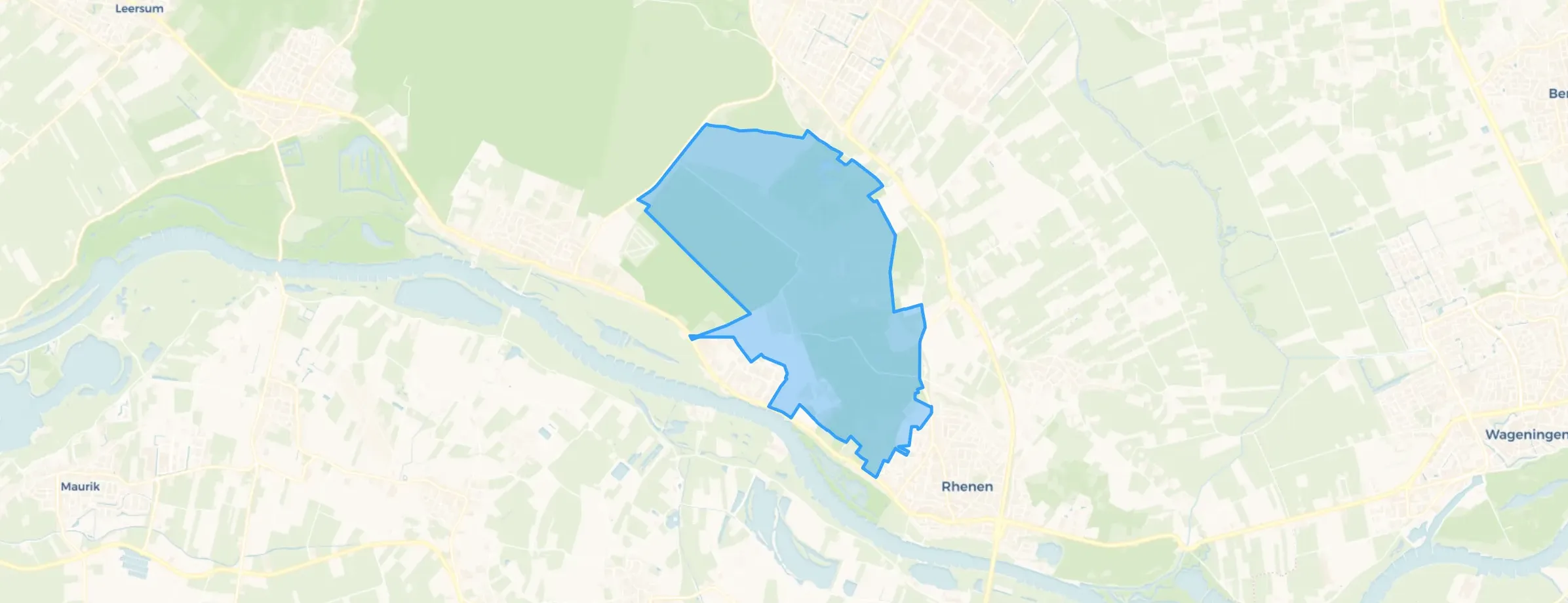 Kaart van Heuvelrug Rhenen