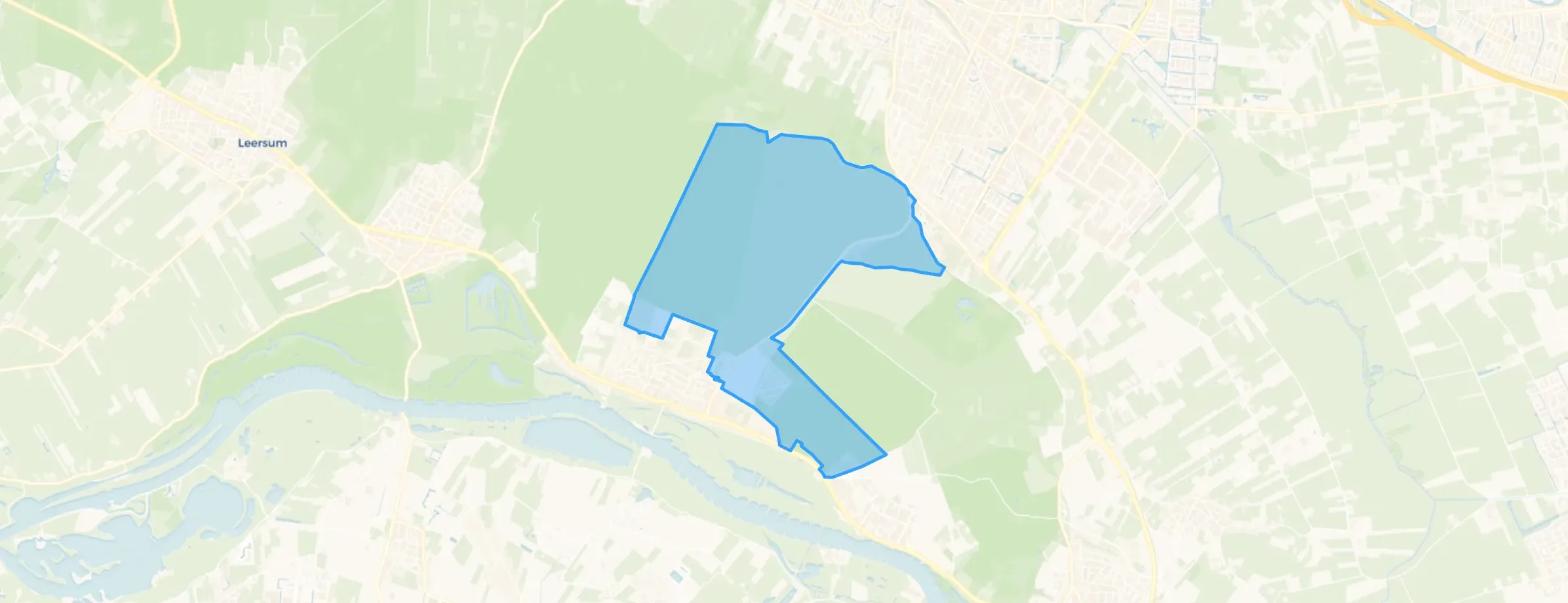 Kaart van Heuvelrug Elst