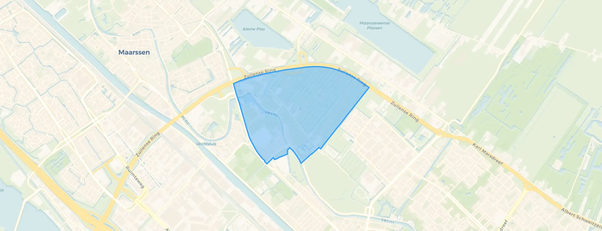 Kaart van Oud Zuilen