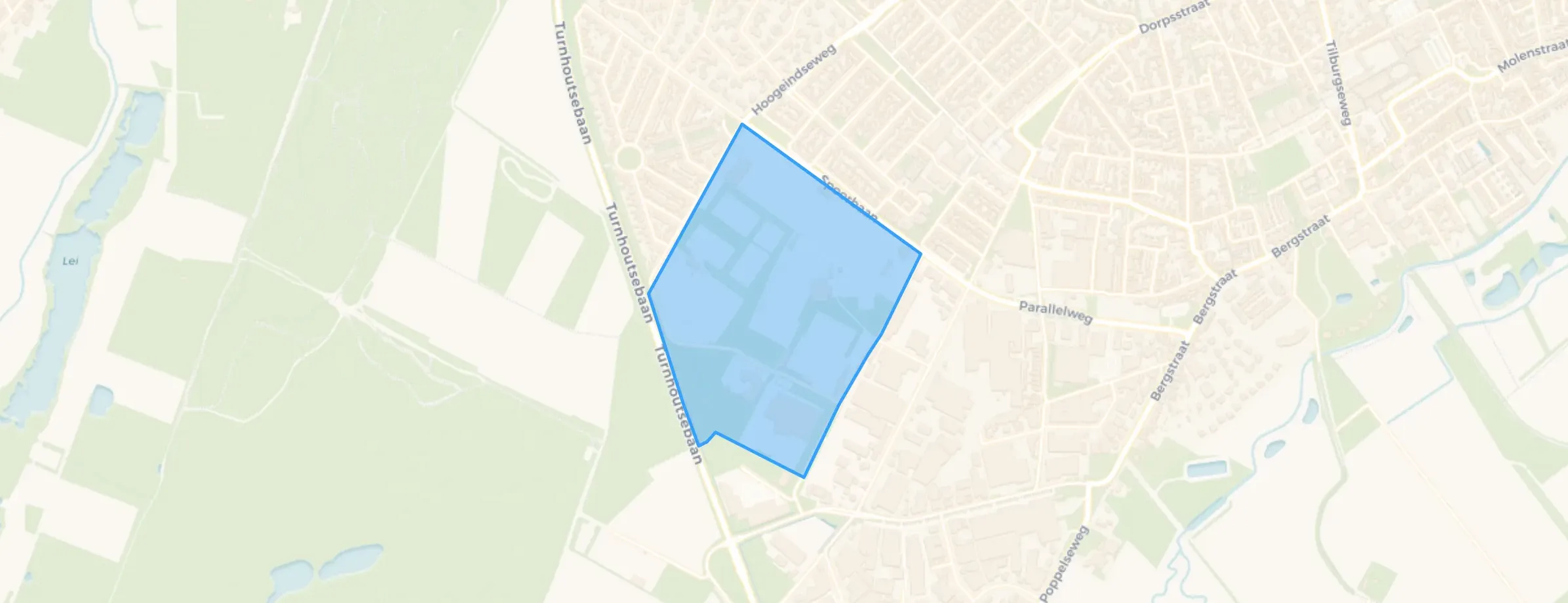 Kaart van Sportpark Van den Wildenberg