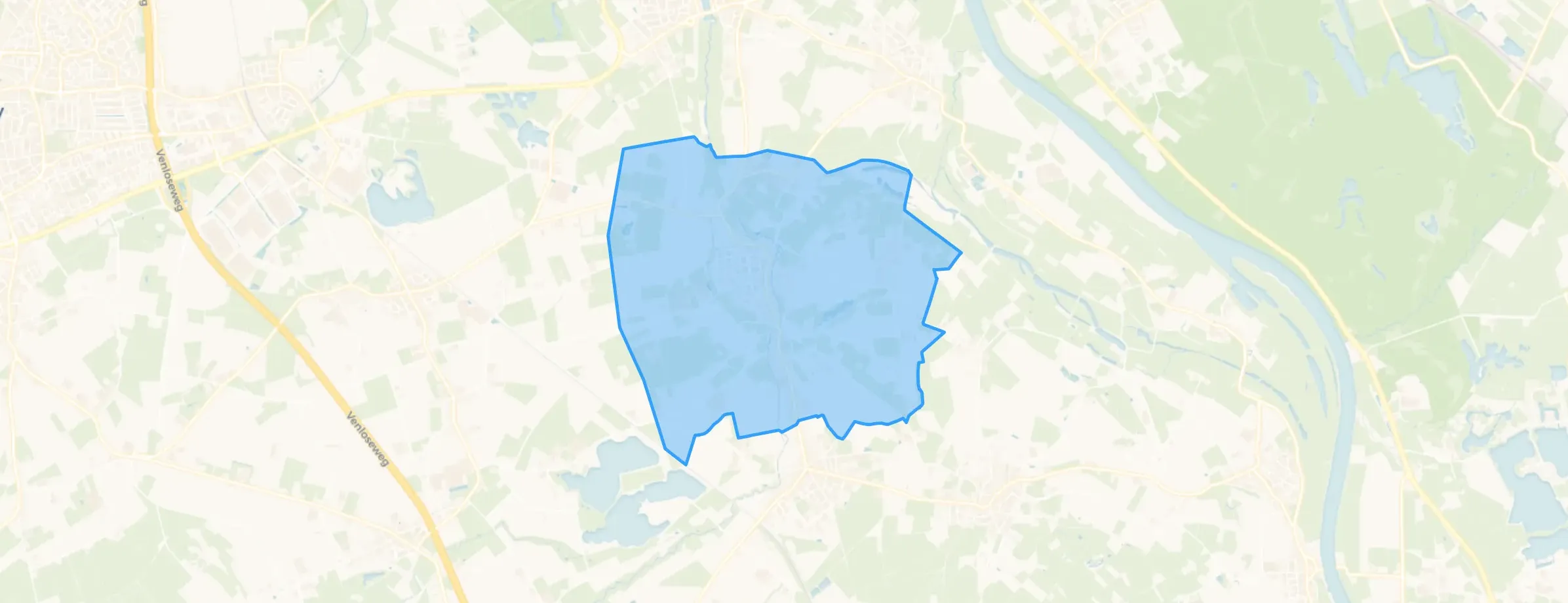 Kaart van Meerlo