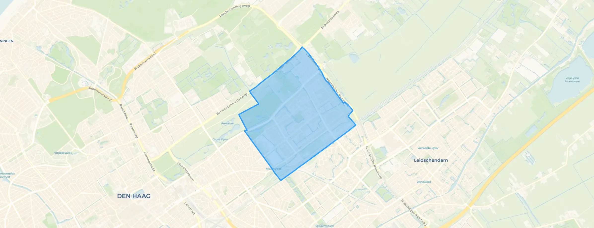 Kaart van Mariahoeve en Marlot