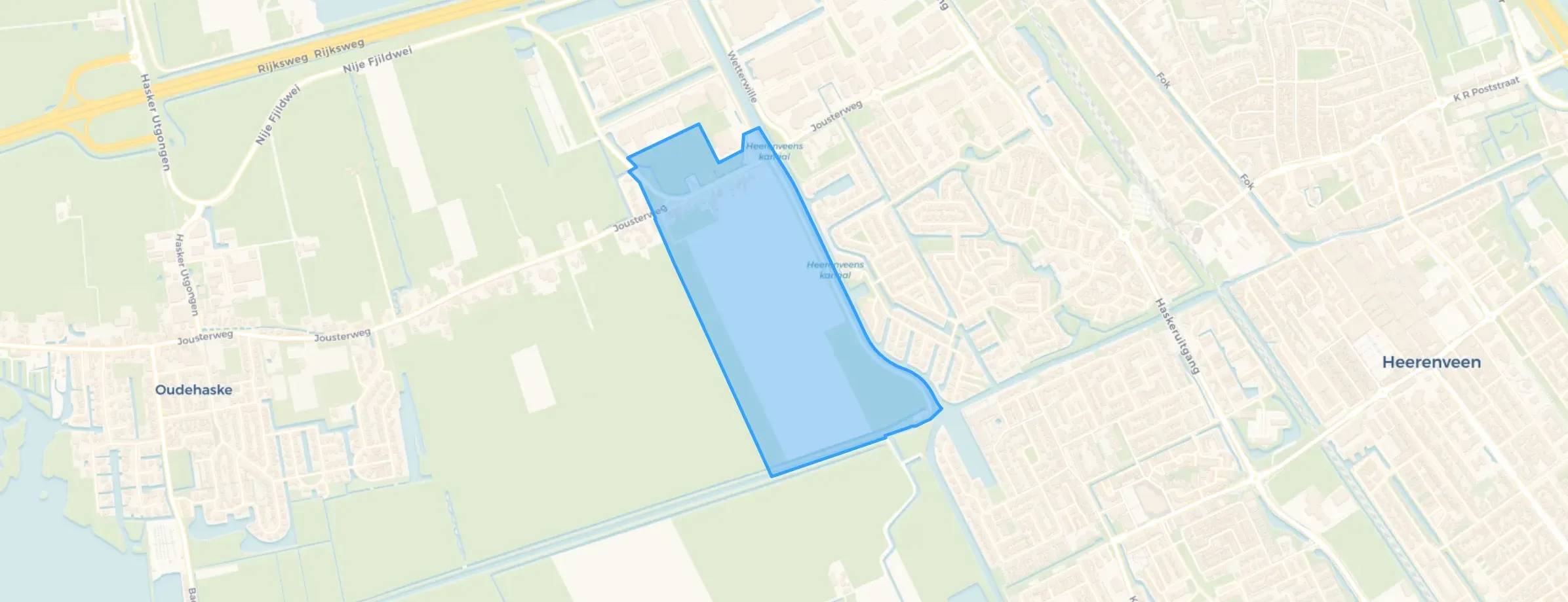 Kaart van Nijehaske
