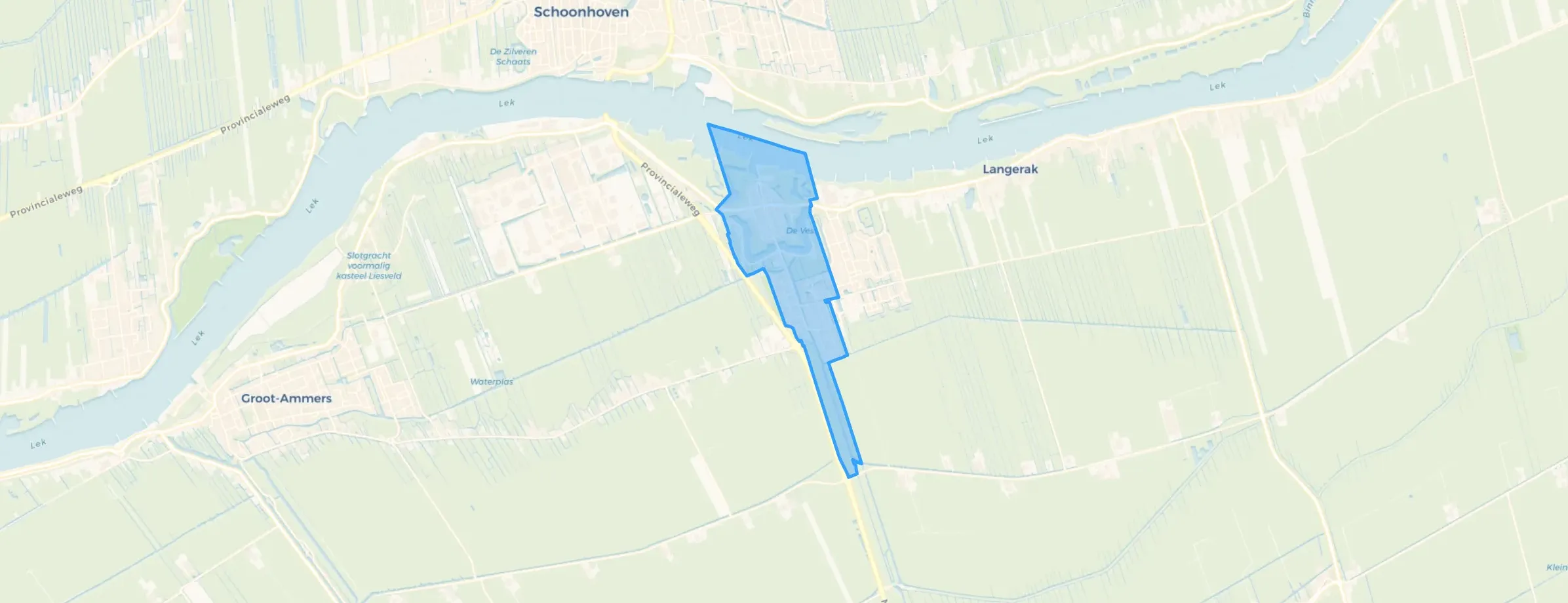 Kaart van Nieuwpoort