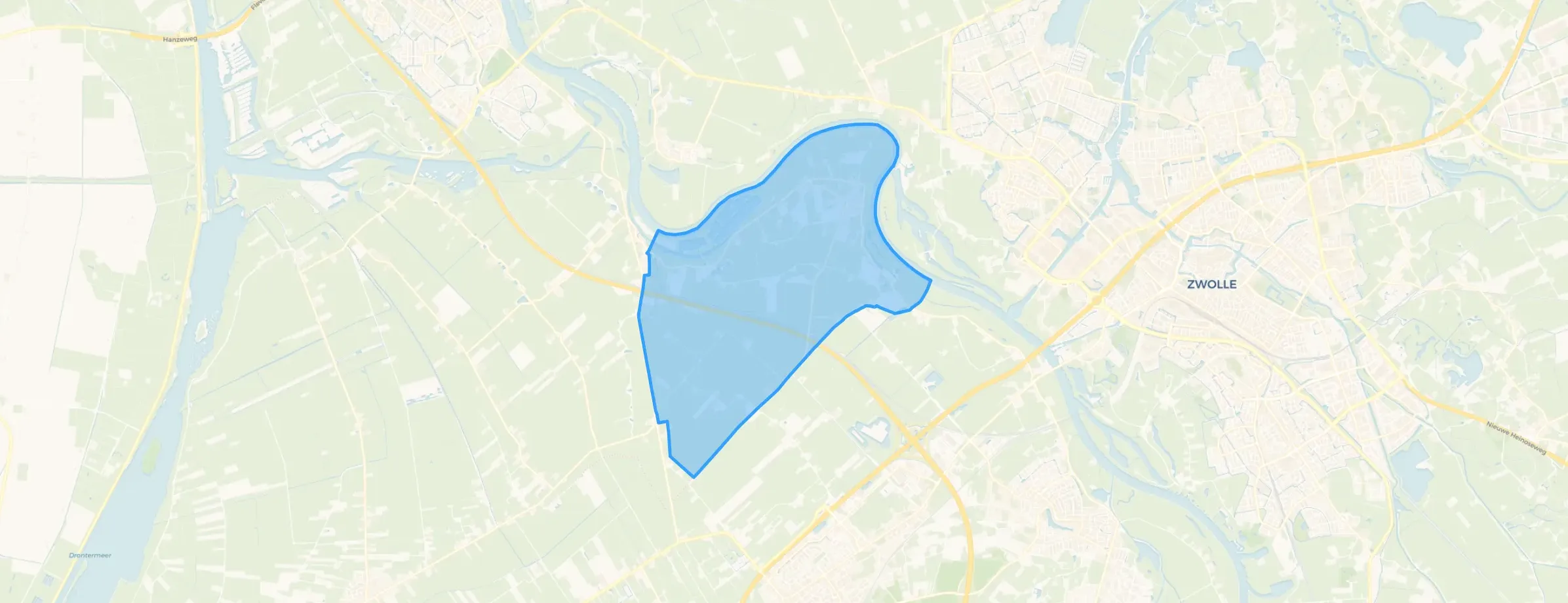 Kaart van Zalk