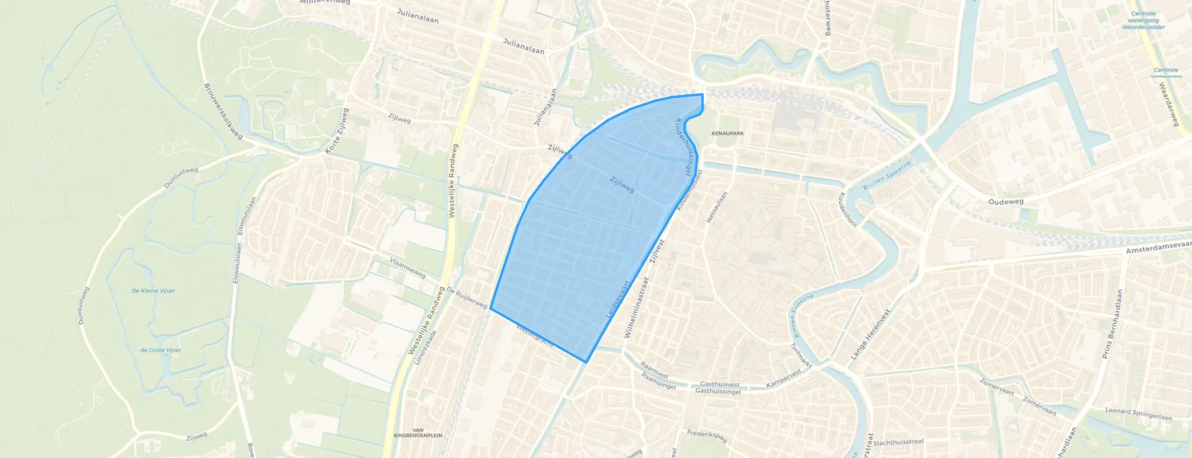 Zijlwegkwartier in Haarlem